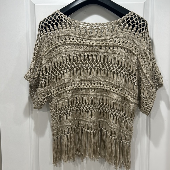 fringe crochet sweater - Picture 5 of 5